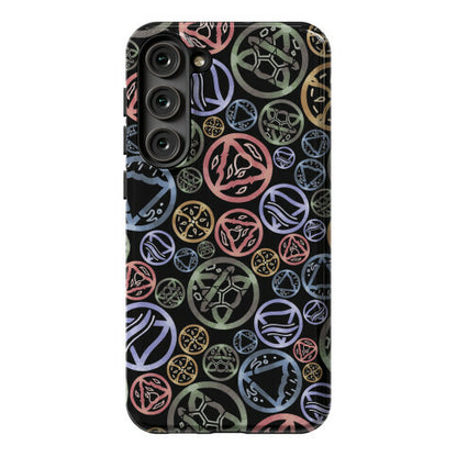 Witch's Elements Dark Pattern Phone Case