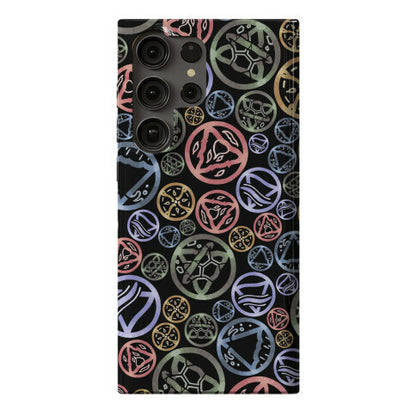 Witch's Elements Dark Pattern Phone Case