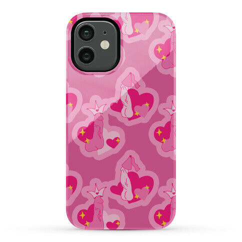 Princess Penis Pattern Phone Case