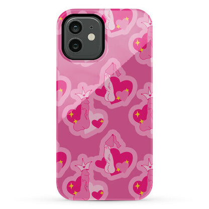 Princess Penis Pattern Phone Case