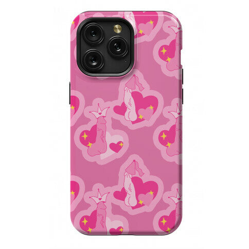 Princess Penis Pattern Phone Case