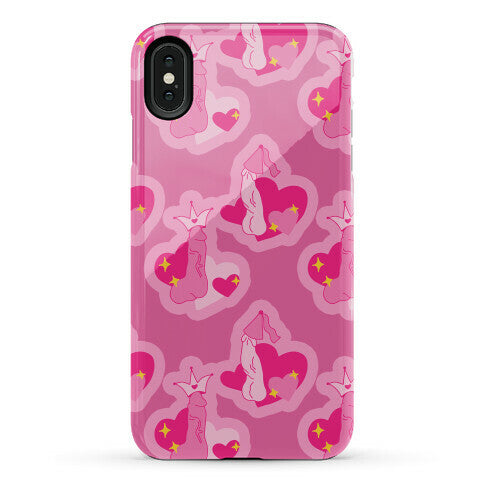 Princess Penis Pattern Phone Case