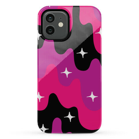 Euphoric Sparkle Drip Pattern Phone Case