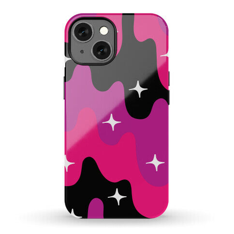 Euphoric Sparkle Drip Pattern Phone Case