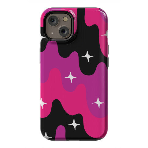 Euphoric Sparkle Drip Pattern Phone Case