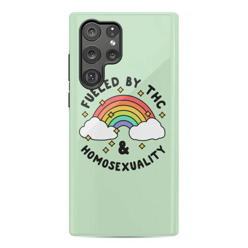 Fueled By THC & Homosexuality Phone Case