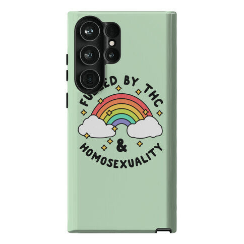 Fueled By THC & Homosexuality Phone Case