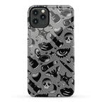 Goth Makeup Pattern Phone Case