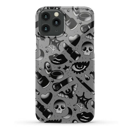 Goth Makeup Pattern Phone Case