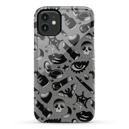 Goth Makeup Pattern Phone Case