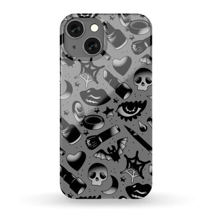 Goth Makeup Pattern Phone Case