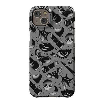 Goth Makeup Pattern Phone Case