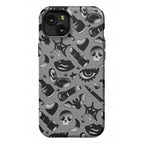 Goth Makeup Pattern Phone Case