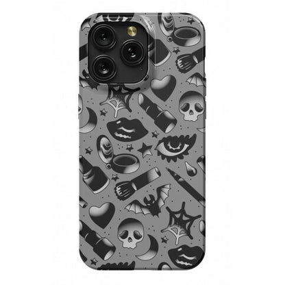 Goth Makeup Pattern Phone Case