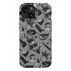Goth Makeup Pattern Phone Case