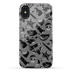 Goth Makeup Pattern Phone Case
