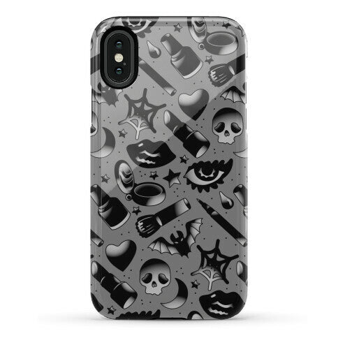 Goth Makeup Pattern Phone Case