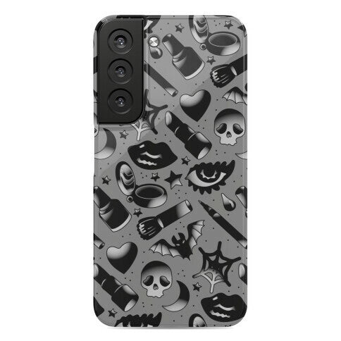 Goth Makeup Pattern Phone Case