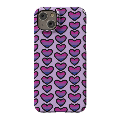 Bisexual Hearts Pattern Phone Case