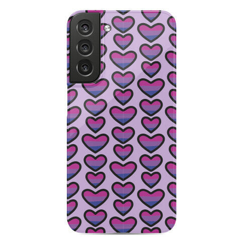 Bisexual Hearts Pattern Phone Case