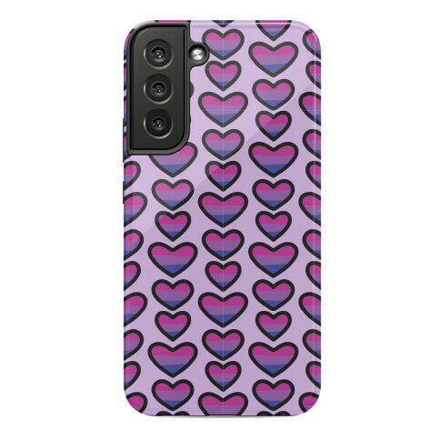 Bisexual Hearts Pattern Phone Case