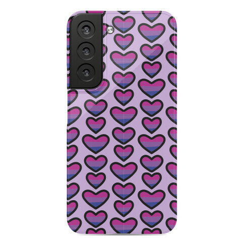 Bisexual Hearts Pattern Phone Case