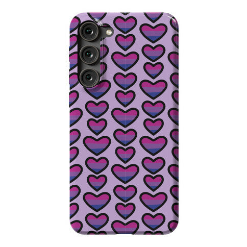 Bisexual Hearts Pattern Phone Case