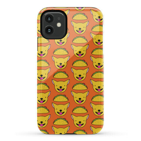 Taco Puppy Pattern Phone Case