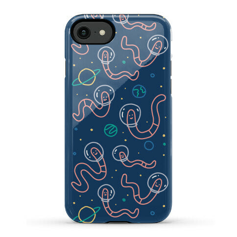 Worms In Space Phone Case