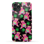Rainbow Weed Kitty Phone Case