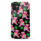 Rainbow Weed Kitty Phone Case