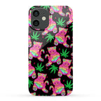 Rainbow Weed Kitty Phone Case