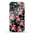 Rainbow Weed Kitty Phone Case