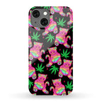 Rainbow Weed Kitty Phone Case