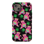 Rainbow Weed Kitty Phone Case
