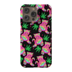 Rainbow Weed Kitty Phone Case