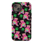 Rainbow Weed Kitty Phone Case
