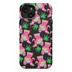 Rainbow Weed Kitty Phone Case
