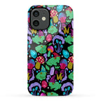 Magical Mushroom Frogs Pattern Phone Case