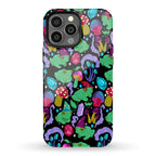 Magical Mushroom Frogs Pattern Phone Case
