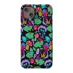 Magical Mushroom Frogs Pattern Phone Case