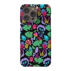 Magical Mushroom Frogs Pattern Phone Case