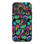 Magical Mushroom Frogs Pattern Phone Case