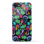 Magical Mushroom Frogs Pattern Phone Case
