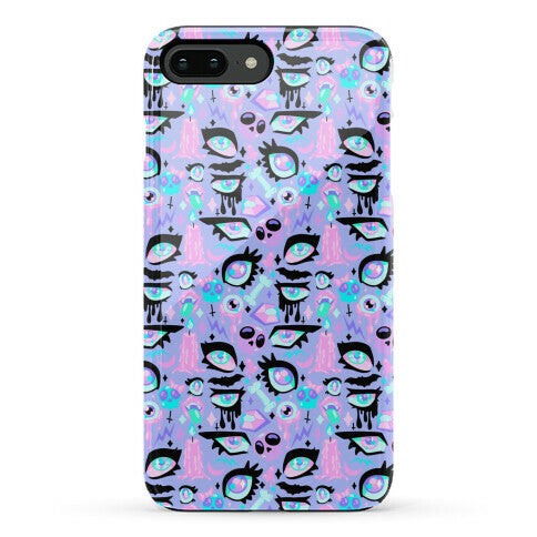 Pastel Goth Eyes Pattern Phone Case