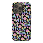 Pastel Rainbow Mushrooms Pattern Phone Case