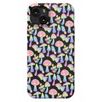 Pastel Rainbow Mushrooms Pattern Phone Case