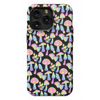 Pastel Rainbow Mushrooms Pattern Phone Case