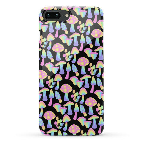Pastel Rainbow Mushrooms Pattern Phone Case