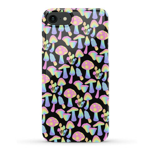 Pastel Rainbow Mushrooms Pattern Phone Case